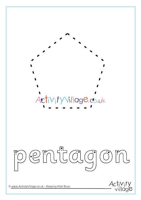 Pentagon Finger Tracing