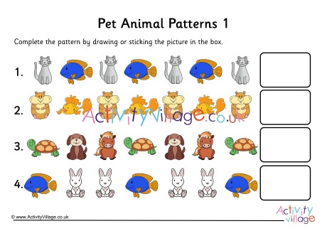 Pet Animal Patterns 1