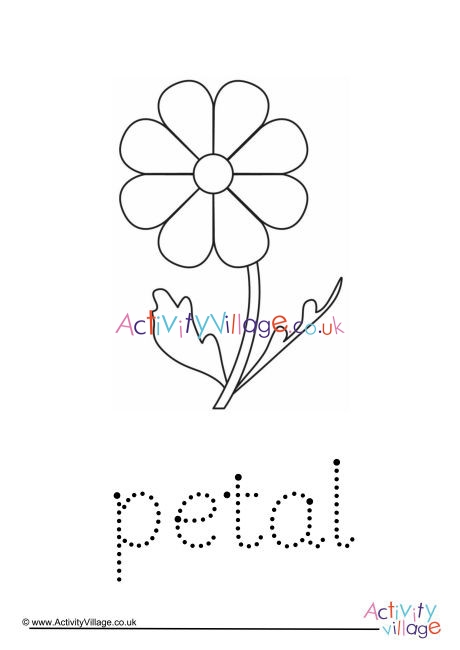 Petal Word Tracing