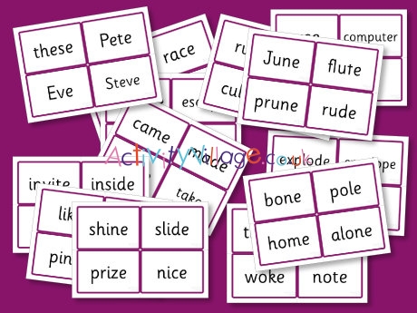 Phase Five word cards - New Graphemes for reading - Set 2