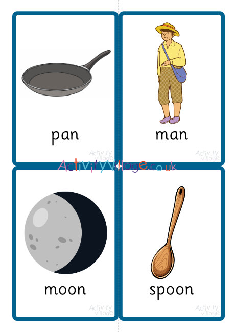 Phase One Rhyming Words Snap Pairs Game Phase One Rhyming Words Snap Pairs Game