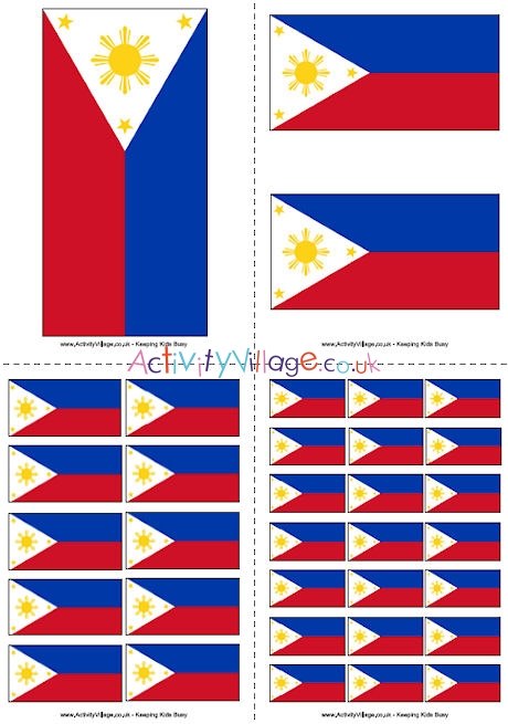 Philippines Flag Printable