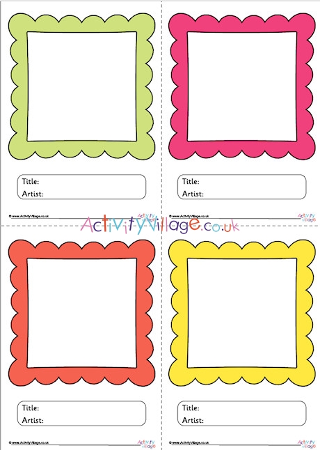 Picture Frames Pack 6