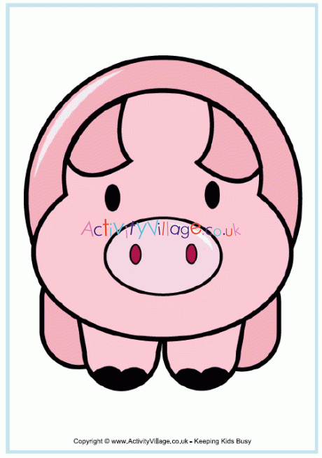 Pig poster