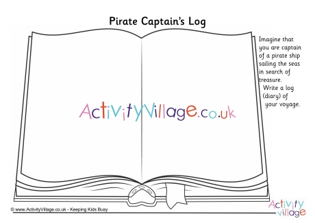 Pirate Captain's Log Writing Prompt