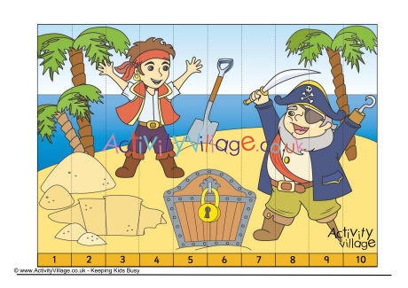 Pirate Counting Jigsaw