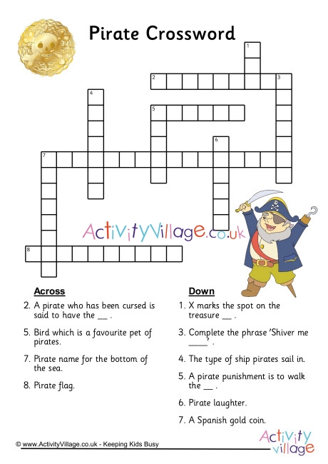 Pirate Crossword
