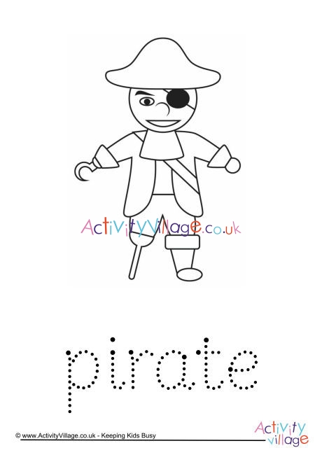 Pirate Word Tracing
