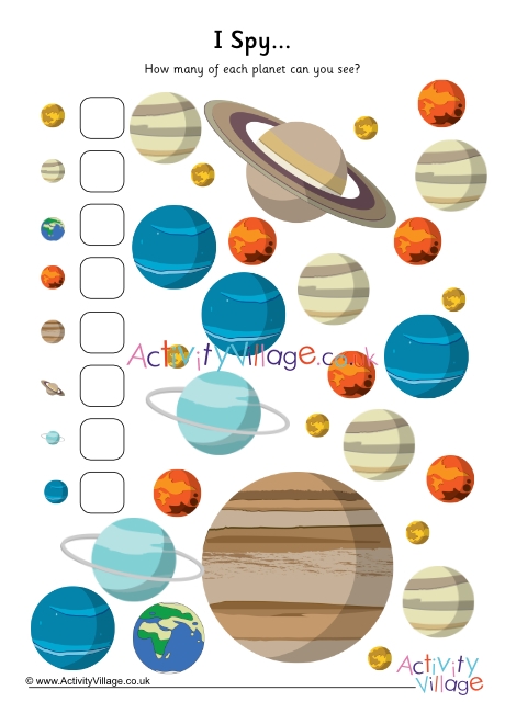 Planets counting I Spy