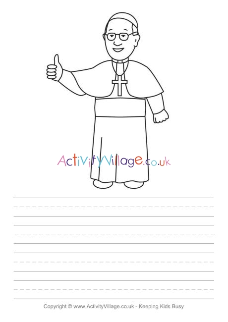 Pope Francis story paper