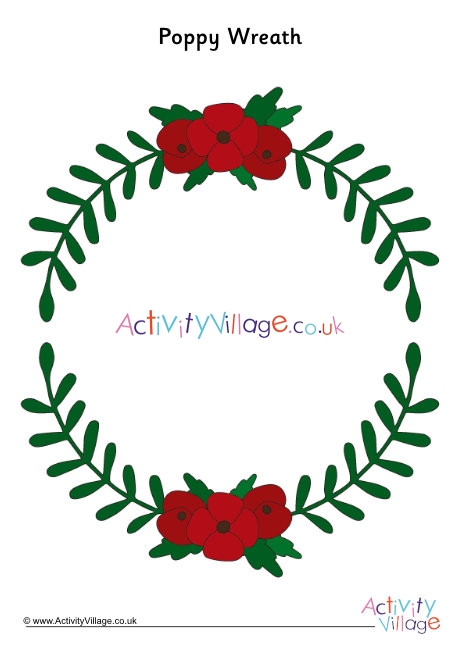 Poppy wreath 3