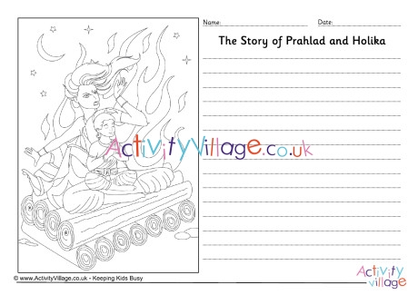 Prahlad and Holika story paper