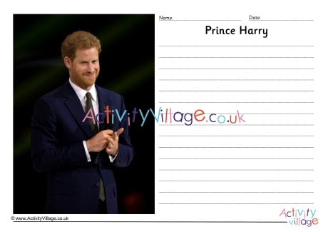 Prince Harry story paper 2