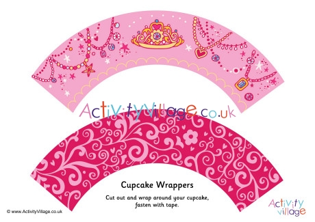 Princess Cupcake Wrappers