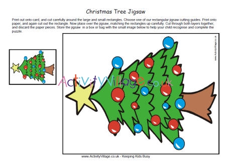 Christmas tree jigsaw 2