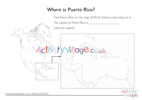 Puerto Rico Location Worksheet