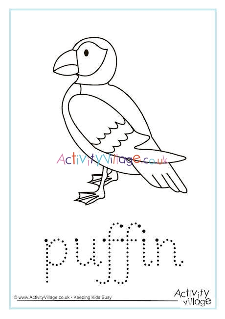 Puffin Word Tracing