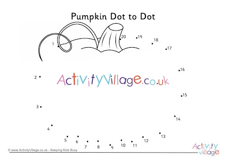 Pumpkin Dot To Dot