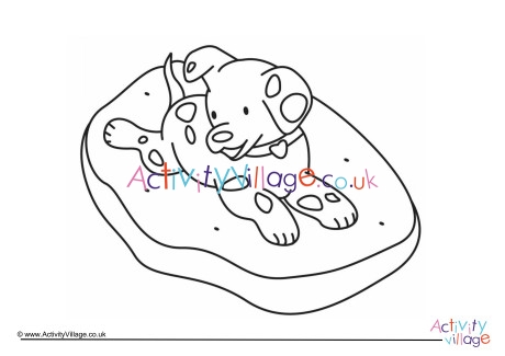 Puppy Colouring Page 5
