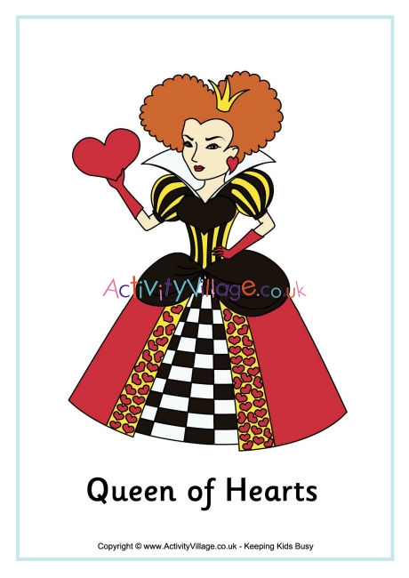 Queen Of Hearts Poster