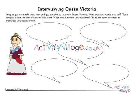 Queen Victoria Interview Worksheet