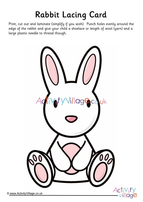 Rabbit Lacing Card 2