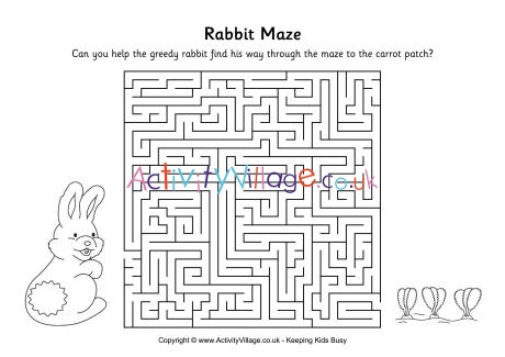 Rabbit maze