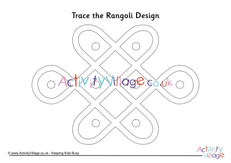 Rangoli tracing page 1
