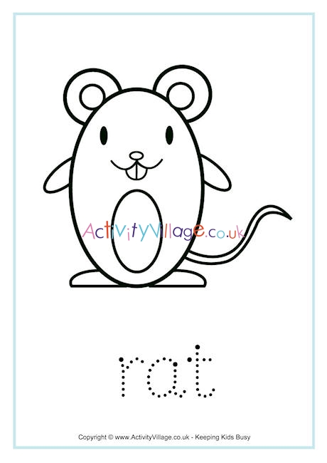 Rat tracing worksheet