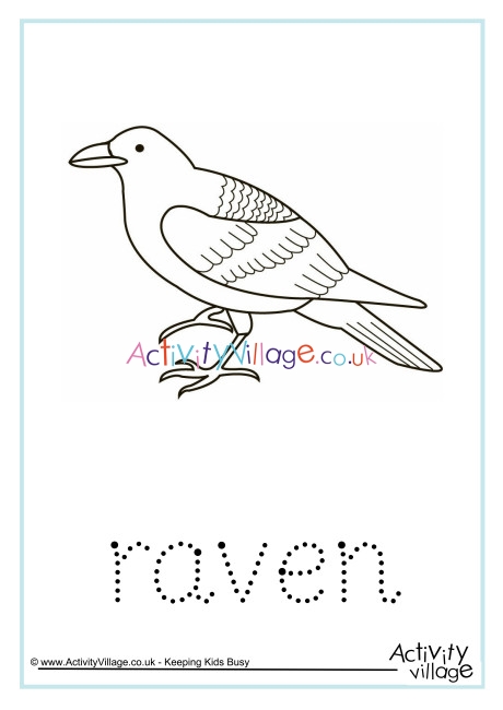 Raven Word Tracing