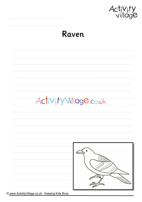 Raven Writing Page