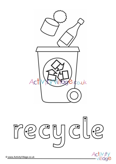 Recycle Finger Tracing