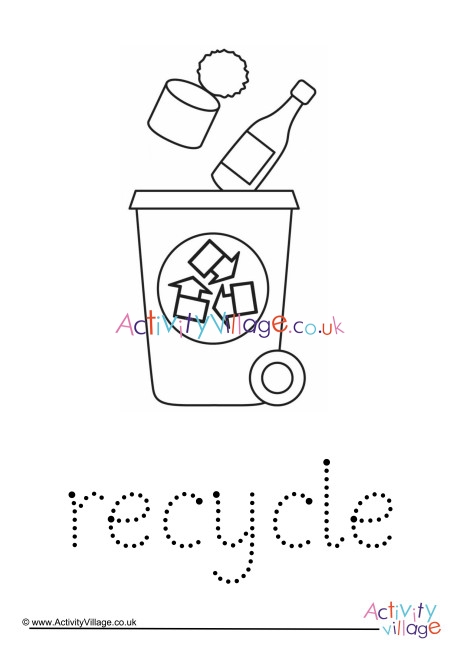 Recycle Word Tracing