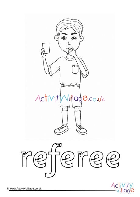 Referee Finger Tracing