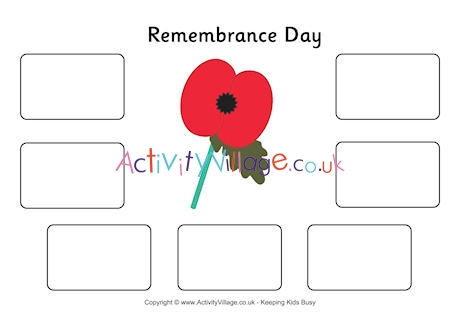 Remembrance Day boxes 