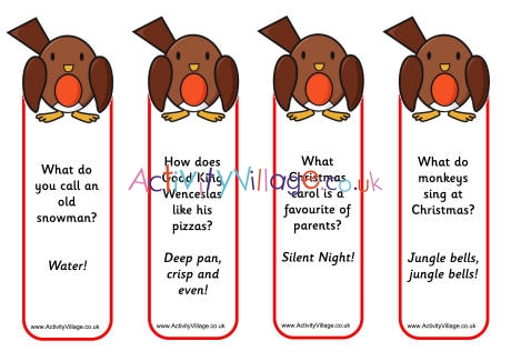 Robin jokes bookmarks