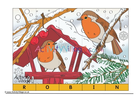 Robin Spelling Jigsaw