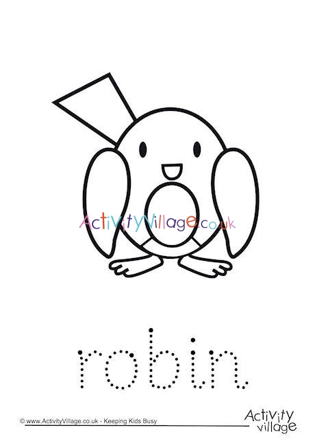 Robin Word Tracing