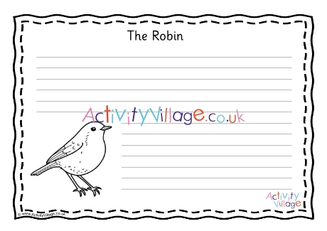 Robin Writing Page 2