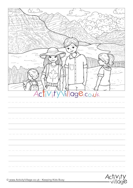 Rocky Mountains Story Paper