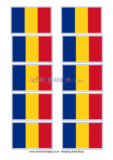 Romania flag printable