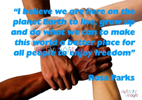 Rosa Parks Quote Poster