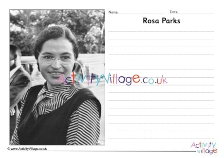 Rosa Parks Story Paper 2