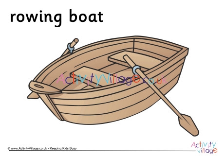 Rowing Boat Poster