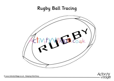 Rugby ball tracing
