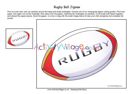 Rugby jigsaw