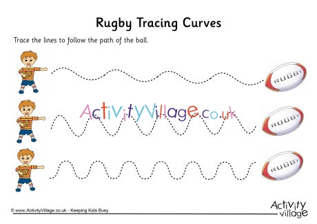 Rugby tracing curves
