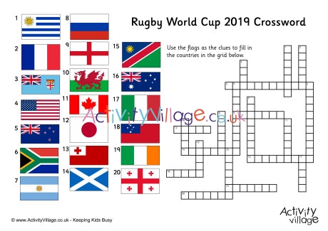 Rugby World Cup 2019 Crossword