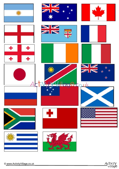 Rugby World Cup 2019 Flags