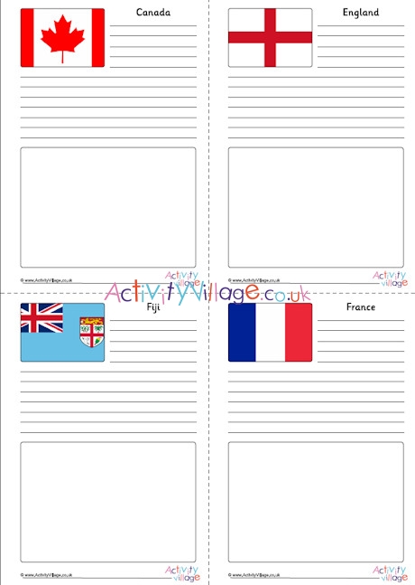 Rugby World Cup 2019 notebooking pages 1